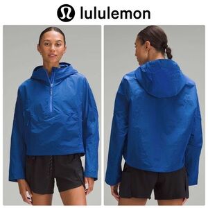 Lululemon Ripstop Half-Zip Hiking Pullover in Pipe Dream Blue